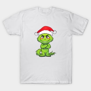 Grinch Cartoon Full of Christmas Cheer T-Shirt